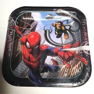 Spider-Man Webbed Wonder 7 Inches/17.8cm Diameter Birthday Party PAPER Plates